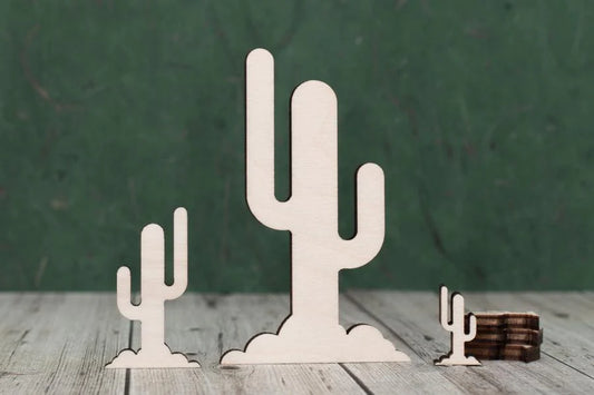 4 mm plywood Cactus shapes