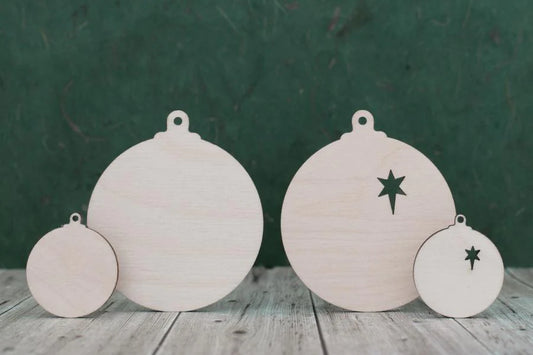 plywood Baubles