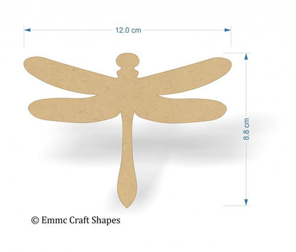 Dragonfly Shapes - 12 cm without hanging hole