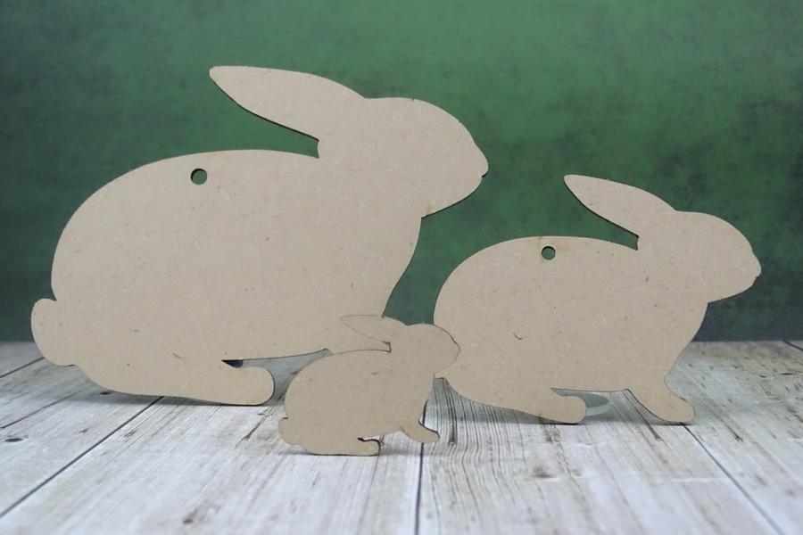 Rabbit Craft Shapes ? 3mm MDF ? In Stock – Emmc craft Shapes