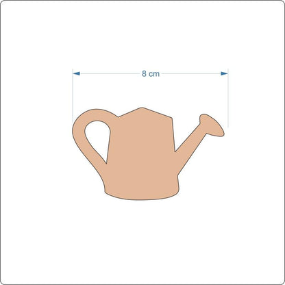 3 mm MDF Watering Can Cut Out - 8 cm
