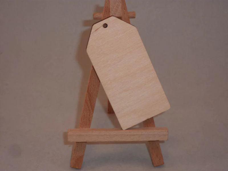 plywood Wooden Luggage Tag - 8 cm