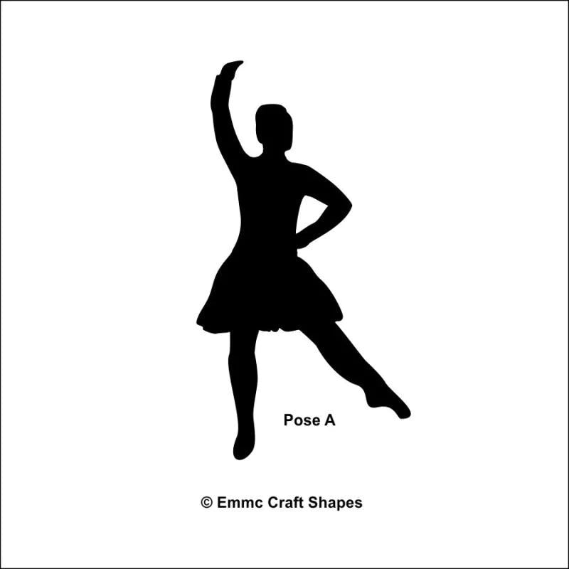 plywood Highland Dancers - Pose B