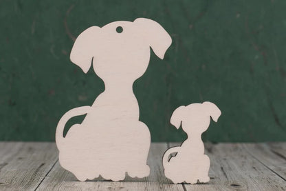 4 mm plywood Cute Dog Shape