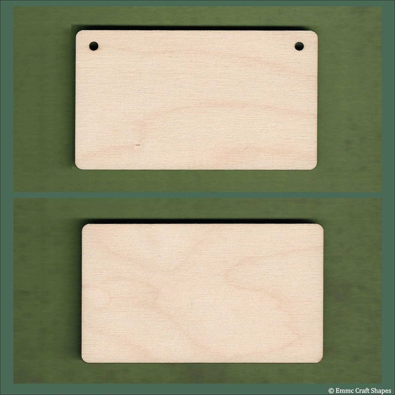 Plaques with rounded corners 4mm poplar plywood