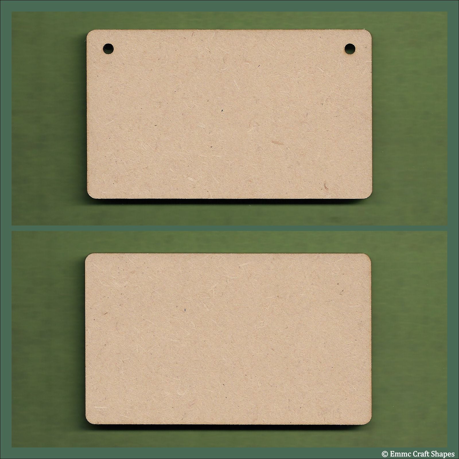 Mdf Rounded Two Edge 10 cm Wide 3mm thick MDF Plaques with rounded corners – Emmc craft Shapes