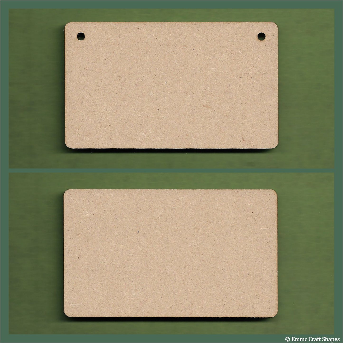 5 cm Wide 3mm thick MDF Plaques with rounded corners